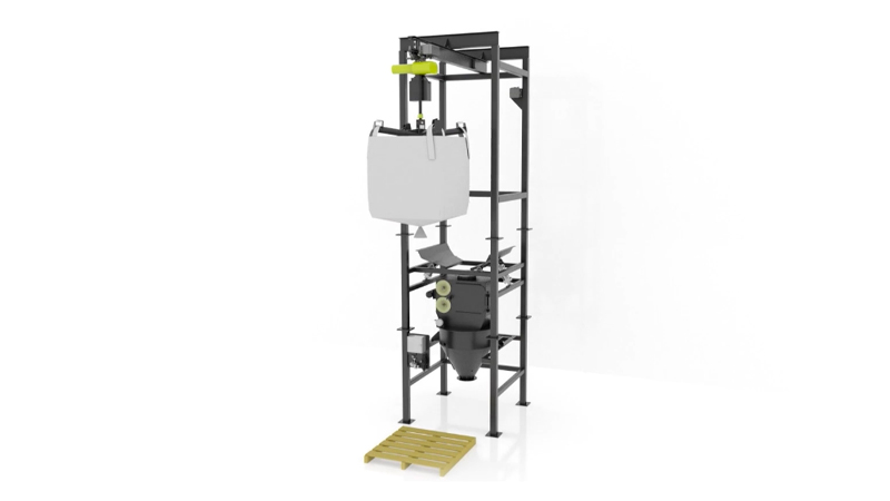 Bulk Bag Discharger - Integrated Filter Options