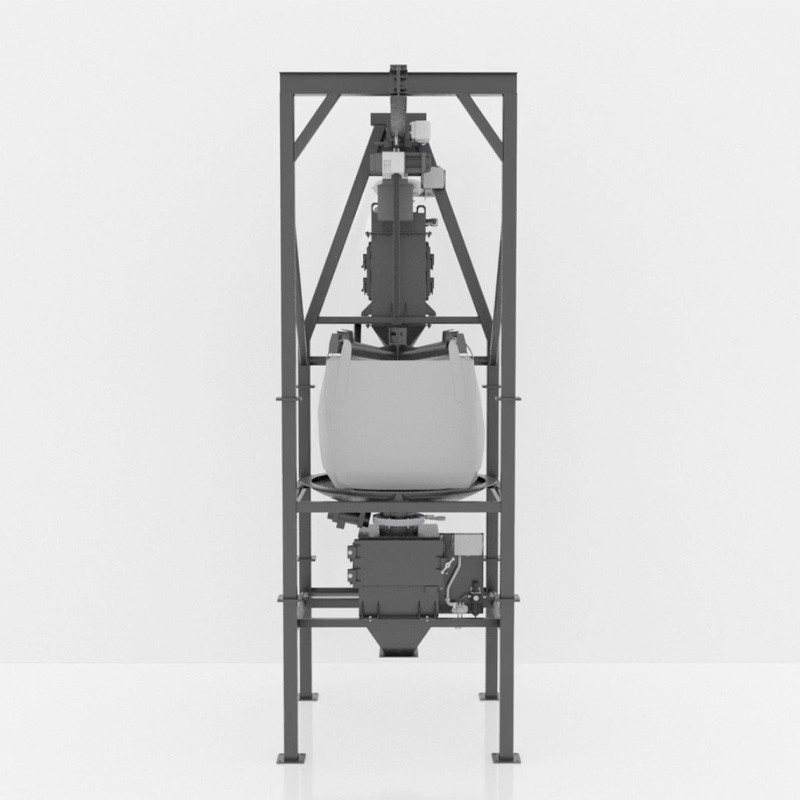 Bulk Bag Discharger 3D view illustration
